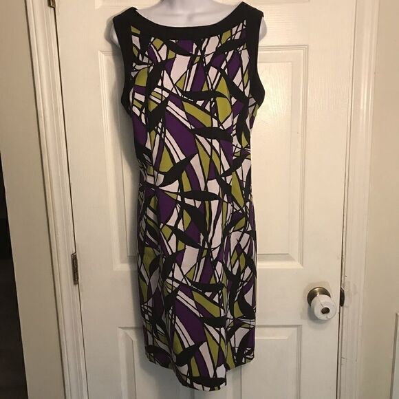 Ronni Nicole Size 14 Geometric Slip Dress - Picture 1 of 6